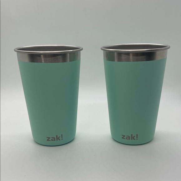 Zak! Other - Zak! Stainless Steel Tumblers - Green
